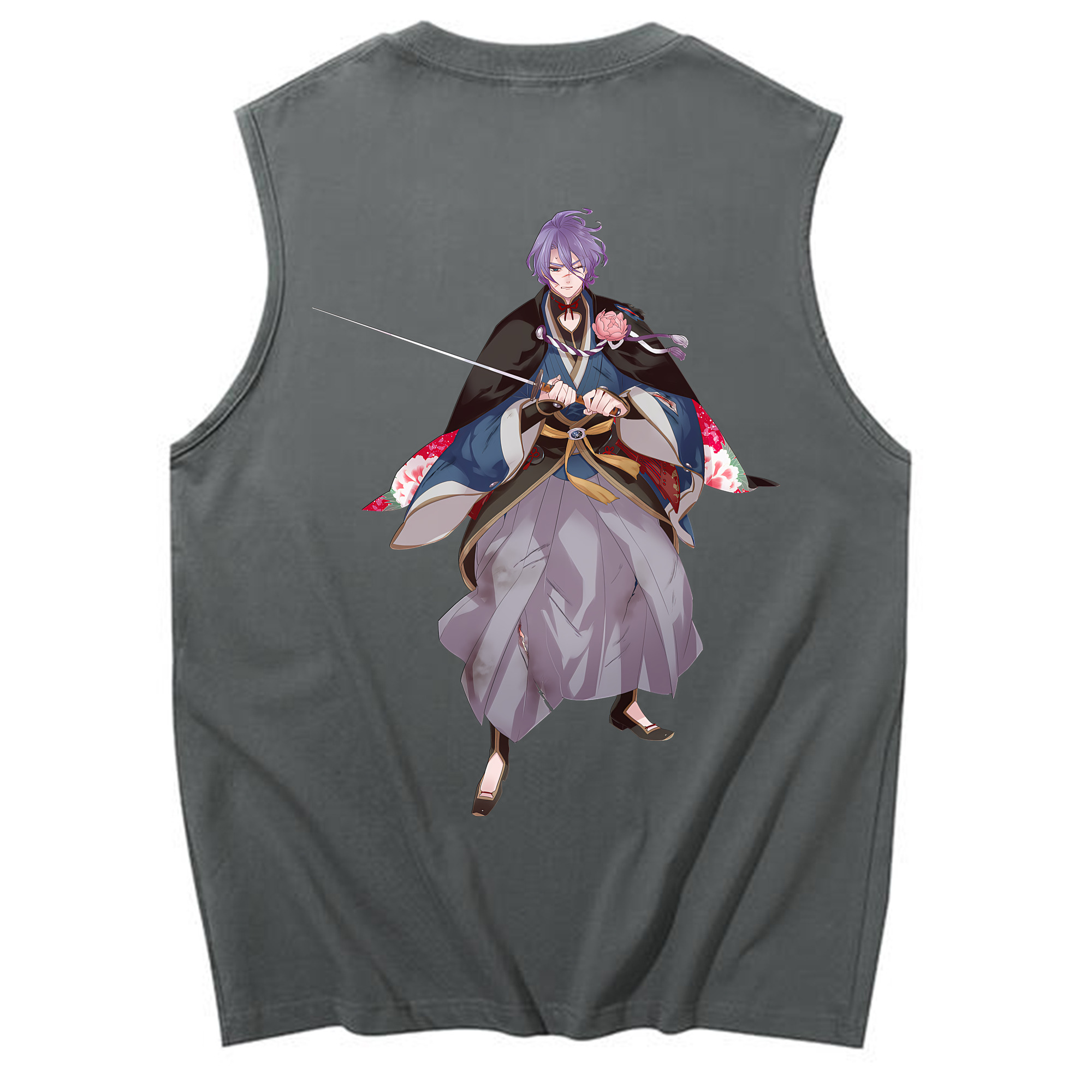 （画像用） 刀剣乱舞 Touken Ranbu コットン100％タンクトップ（背面プリント）